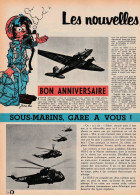 Tintin : Collection TINTIN - AVIATION AVEC ALBERT : SOUS-MARINS, GARE A VOUS ! (Voir Photos) - Publicités