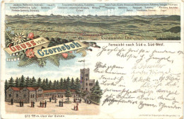 Gruss Vom Czorneboh - Litho - Cunewalde