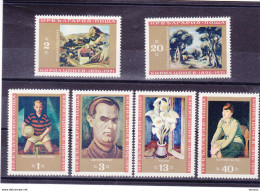 BULGARIE 1971 Peintures De Tsonev Yvert 1903-1908, Michel 2129-2134  NEUF** MNH Cote 6 Euros - Unused Stamps
