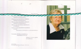 Henriette Decru-Maddens, Roeselare 1914, 1998. Foto - Overlijden