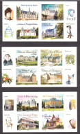 France - 2012 - Autoadhésif N° 726 à 737 - Neuf ** - Châteaux Et Demeures Historiques - Unused Stamps