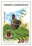 2024 - Turkey, Türkei - Tea Culture (RİZE) ** MNH - Unused Stamps