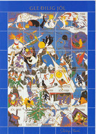 FÄRÖER  1988, JÓL CHRISTMAS KERSTMIS NOEL WEIHNACHTEN, 30 Vignetten, Ungebraucht, MNH **, Schneelandschaft - Islas Faeroes