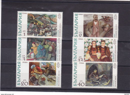 BULGARIE 1972 Peintures Bulgares Yvert 1920-1925, Michel 2144-2149  NEUF** MNH Cote 7,50 Euros - Unused Stamps