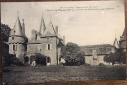 Cpa 24 Dordogne, Ste Colombe, Château La Finou, Série Les Vieux Châteaux De La Dordogne, écrite En 1912 - Autres & Non Classés