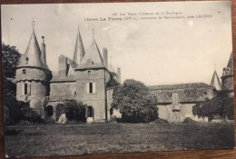 Cpa 24 Dordogne, Ste Colombe, Château La Finou, Série Les Vieux Châteaux De La Dordogne, écrite En 1912 - Otros & Sin Clasificación