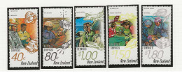 1996 MNH New Zealand Mi 1497-1501 Postfris** - Unused Stamps