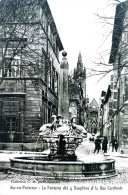 AIX EN PROVENCE. LA Fontaine Des 4 Dauphins Et La Rue Cardinale - Aix En Provence