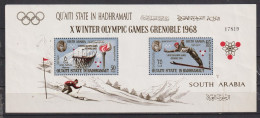 Lot De Timbres Neufs** D'Arabie Saoudite De 1968 Olympic Games Grenoble Numéroté MNH - Saoedi-Arabië