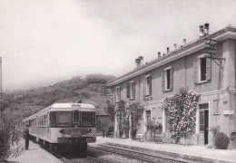 Stazione Di Grignasco Ferrovia Della Valsesia Automotrici Diesel FS - Autres & Non Classés