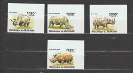 Burundi 2011 Rhinos / Les Rinoceros Imperforate / ND MNH/** - Ungebraucht