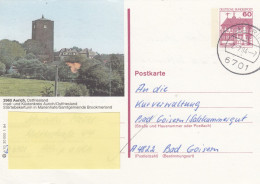 Deutschland. Bildpostkarte AURICH, Ostfriesland, Wertstempel 60 Pfg. Burgen Und Schlösser, Serie "n" - Postales Ilustrados - Usados