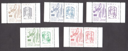 5 Porte-timbres Gommés - 2013 Ariane Vol 214 - Alphasati-XL - Avec TVP Marianne De Ciappa & Kawena Neufs - 2013-2018 Marianne (Ciappa-Kawena)