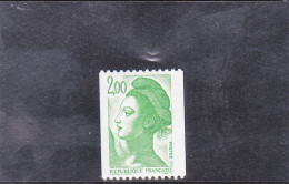 Y&T N° 2487a ** N° Rouge Au Verso - Unused Stamps