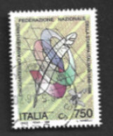 ITALIA REPUBBLICA  - UN 2242   -   1996  F.N.S.I. ANNIV.      - USATO °   -  RIF. CP - 1991-00: Afgestempeld