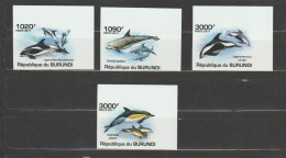 Burundi 2011 Dolphins / Les Dauphins Imperforate / ND MNH/** - Nuovi