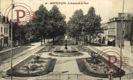 FRANCIA. FRANCE. 03 ALLIER MONTLUÇON L'AVENUE DE LA GARE - Montlucon