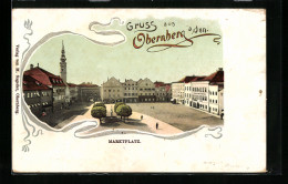 AK Obernberg A. Inn, Marktplatz Im Sonnenschein  - Autres & Non Classés