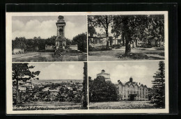 AK Bruck A.d. Leitha, Ortsansicht, Schloss Prugg, Bruckneudorf Mit Kriegerdenkmal  - Andere & Zonder Classificatie