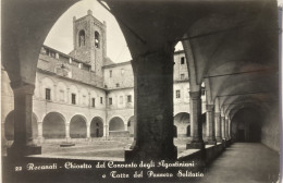 Recanati Macerata Chiostro Del Convento Degli Agostiniani - Macerata