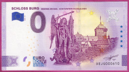 0-Euro XEJG 2020-12 SCHLOSS BURG - ERZENGEL MICHAEL - SCHUTZPATRON DEUTSCHLANDS - Private Proofs / Unofficial