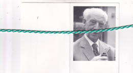 August Edmond De Schryver-Scheerders, Gent 1898, 1991. Minister Van Staat. Foto - Todesanzeige