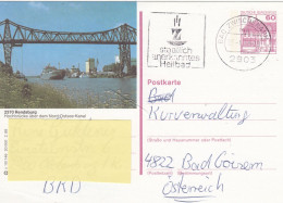 Deutschland. Bildpostkarte 2370 Rendsburg, Hochbrück, Wertstempel 60 Pfg. Burgen Und Schlösser, Serie "s" - Illustrated Postcards - Used