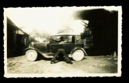 Photographie Automobile Voiture Ancienne  à Identifier  ( Format 7cm X 11cm ) - Automobili