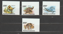 Burundi 2011 Dinosaurs / Les Dinosaures Imperforate / ND MNH/** - Unused Stamps