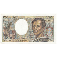 200 Francs MONTESQUIEU 1981 Fayette 70.1 - 200 F 1981-1994 ''Montesquieu''