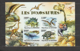 Burundi 2011 Dinosaurs / Les Dinosaures S/S Imperforate / ND MNH/** - Other & Unclassified