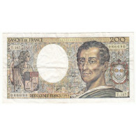 200 Francs MONTESQUIEU 1994 Fayette 71.1 TTB - 200 F 1981-1994 ''Montesquieu''