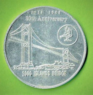 JETON / 1938 - 1968 / PEACE AND GOOD WILL BETWEEN U.S. AND CANADA / 1000 ISLANDS BRIDGE - Autres & Non Classés