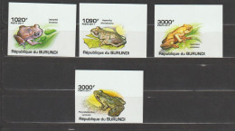 Burundi 2011 Frogs / Les Grenouilles Imperforate/ND MNH/** - Unused Stamps