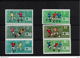 BULGARIE 1974 Coupe Du Monde De Football, Munich Yvert 2077-2082, Michel 2326-2331 NEUF** MNH Cote 6 Euros - Nuovi