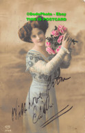 R418618 E. A. S. 3113 6. Woman. Flowers. E. A. Schwerdtfeger. 1911 - Monde