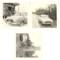 3 Photos Automobile Renault Dauphine - Cars