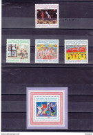 BULGARIE 1974 DESSINS DE JEUNES Yvert 2084-2087 + BF 46, Michel 2333-2336 + Bl 48 NEUF** MNH Cote 10,60 Euros - Unused Stamps