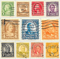 # 632//42 - 1926-28 Rotary Stamps, Set Of 11 + 3 Extras Used - Gebruikt