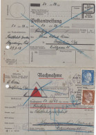 37133# CARTE CONTRE REMBOURSEMENT ZURUCH RETOUR Obl WOLFISHEIM 1943 BAS RHIN Pour HAGONDANGE MOSELLE TALANGE - Cartas & Documentos