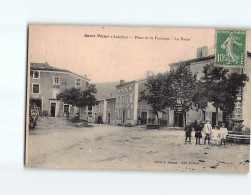 SAINT VICTOR : Place De La Fontaine, La Poste - état - Other & Unclassified