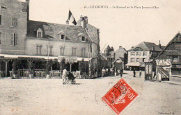 4V4Sb   80 Le Crotoy Le Kursaal Et La Place Jeanne D'Arc - Le Crotoy