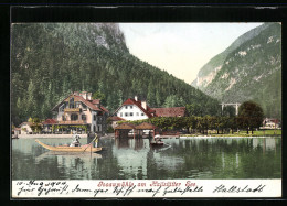 AK Hallstatt, Gashthof Gosaumühle Am Hallstätter See  - Autres & Non Classés