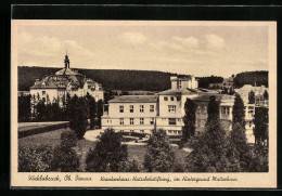 AK Vöcklabruck, Krankenhaus-Hatschekstiftung Mit Mutterhaus Im Hintergrund  - Autres & Non Classés