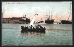 CPA Port Said, Navigation Dans Le Canal  - Andere & Zonder Classificatie