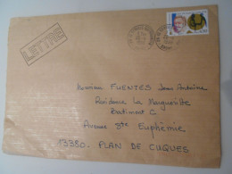 France , Lettre De St Gervais-sur-roubion 1998 Pour Plan De çuques - Cartas & Documentos