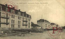 FRANCIA. FRANCE. 03 ALLIER MONTLUÇON LES NOUVELLES CASERNES VUE D'ENSEMBLE - Montlucon