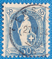 Zu  70C / Mi 62XC / YT 75 11½/11 Marque De Contrôle Large Obl. 27.5.94 LUXE SBK 50 CH Voir Image+description - Used Stamps