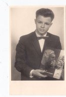 Altes Foto.Junger Mann Jugendweihe 1961. (  B12  ) - Anonyme Personen