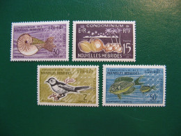 NOUVELLES HEBRIDES POSTE ORDINAIRE N° 203/206 TIMBRES NEUFS** LUXE COTE 20,00 EUROS - Neufs